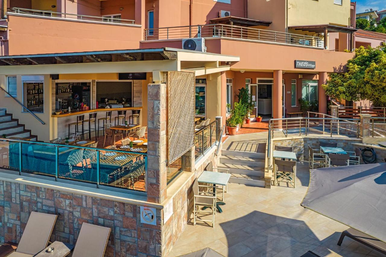 Theos Village Apartments Kato Daratso Buitenkant foto