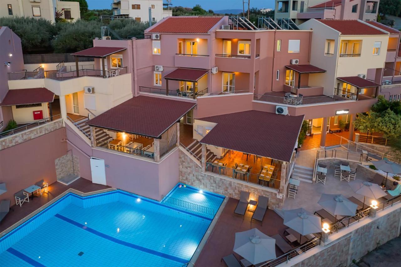 Theos Village Apartments Kato Daratso Buitenkant foto