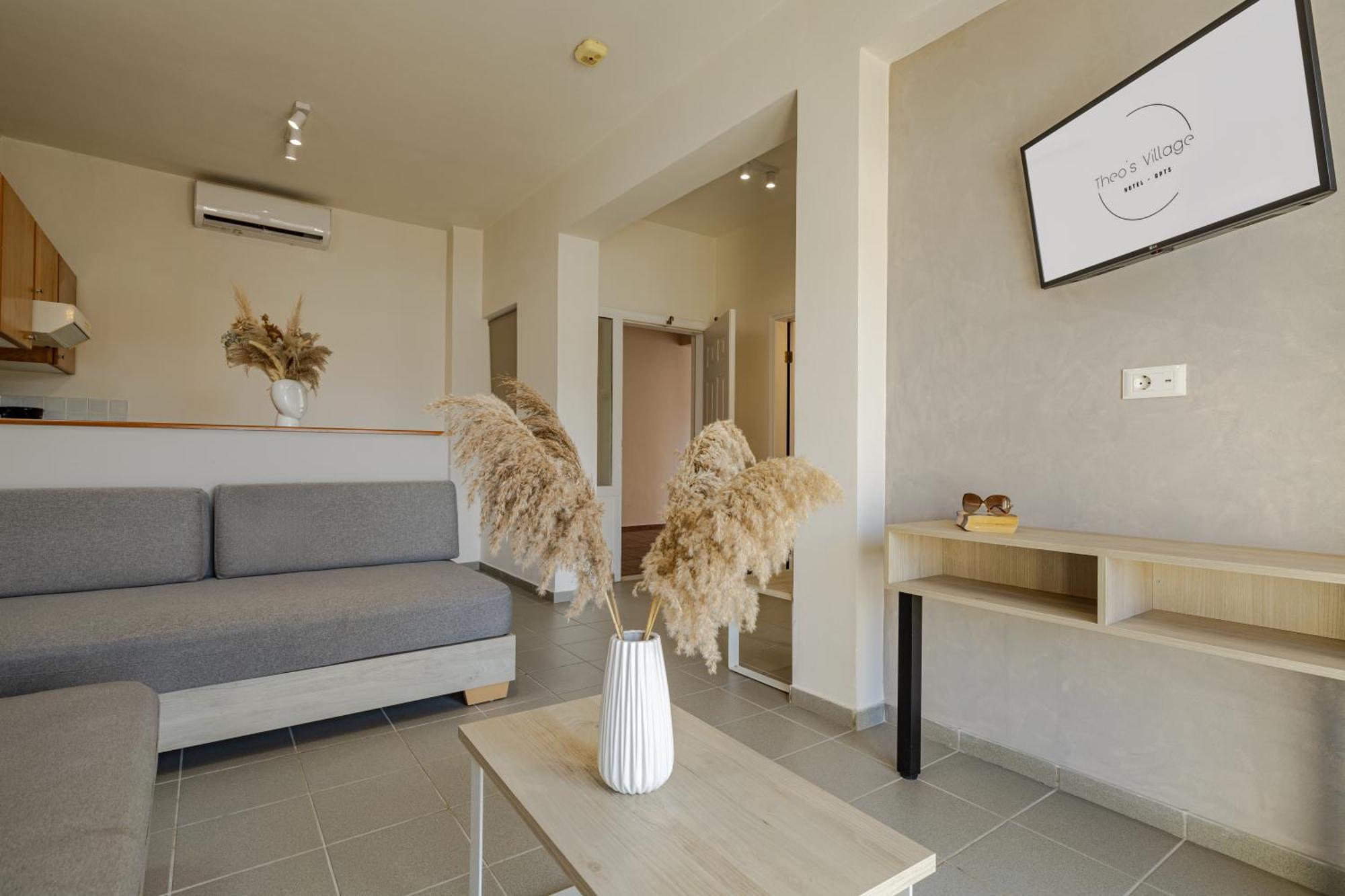 Theos Village Apartments Kato Daratso Buitenkant foto
